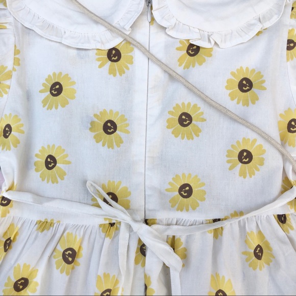 Dresses New Girls White Sunflower Print Dress Outfit Poshmark